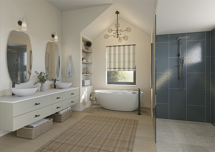 The British Stripe Co. Edward, Polzeath No.1 - Roman Blind - Image 6